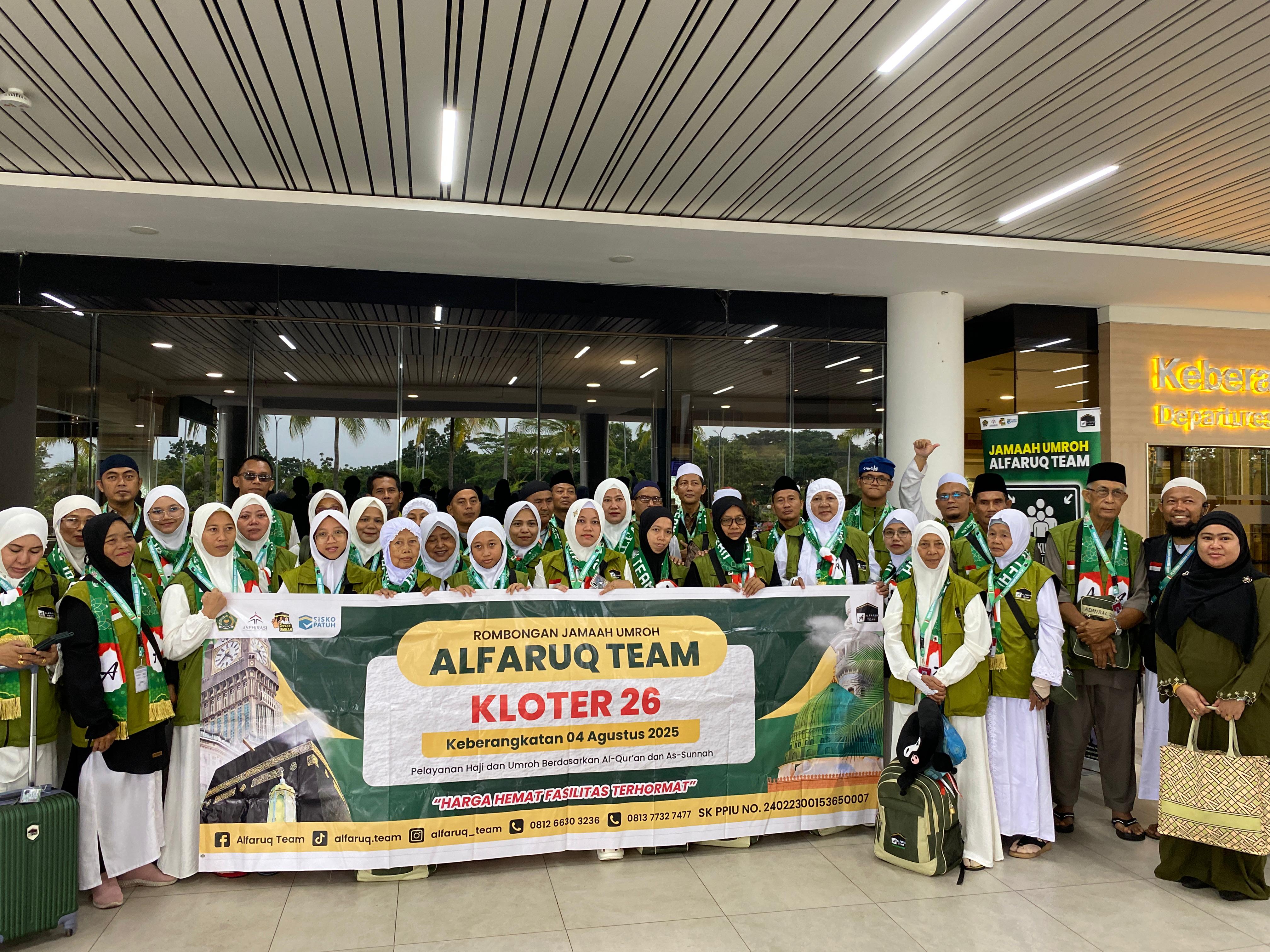 Keberangkatan dari Bandara Hang Nadim Batam