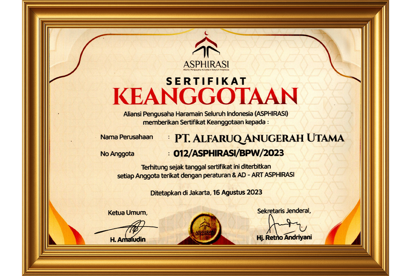 Sertifikat BPW Resmi